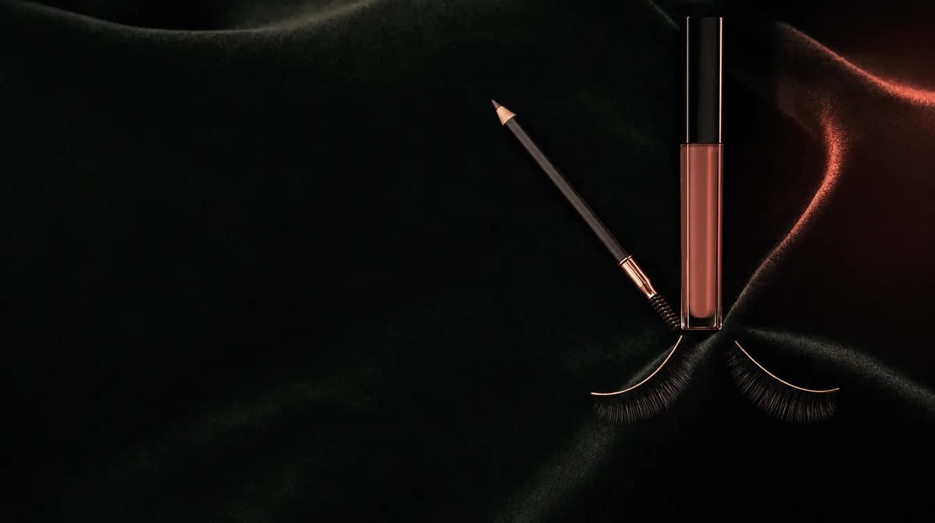 A small, tightly packed mascara wand reaching short inner-corner lashes that a larger brush typically misses