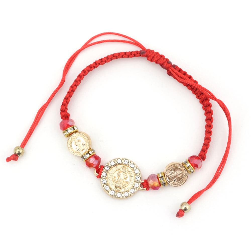 Red Religious String Bracelet